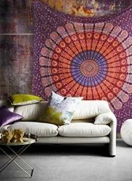 Hippie Mandala Tapestrys India Bohemian Psychedelic Bedding Decor Tapestry Aesthetic Vintage Wall Tapestry Art Tapestry Tapiz
