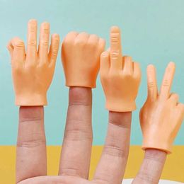 Finger Toys Cosplay Props Funny Toys Finger Fidget Party Cat Pet Halloween Finger Puppets Hand Palm Tiny Finger Hands Finger Toys d240529