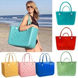 Bag Custom Bogg Tote Rubber Silicone Fashion Eva Plastic Beach Bags Women Summer XL Size 0529