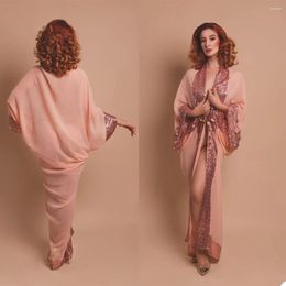 Party Dresses Unique Women's Bridal Gowns Long SLeeve Sexy High Split Sequin Bathrobe Lingerie Nightgown Pajamas Sleepwear Custom Made
