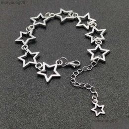 Bangle New Star Charm Bracelet Pentagram Link Animation Inspiration Womens Jewellery Fashion Gift Y2Kl2403 Drop Delivery Dhgb0