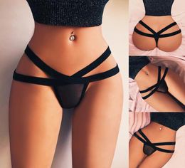 2020 Woman Sexy Panties High Waist Lingerie Transparent UnderwearAdult Women Erotic Plus Size Cotton Thongs Femme Nylon Briefs1044602