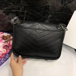high quality top pu black gold silver chain hot sell women bags handbags shoulder bags tote bags #00987 184p