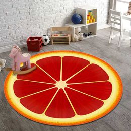 Carpets 3D Fruit Print Rugs and Carpets for Home Living Room Decoration Teenager Bedroom Decor Carpet Non-slip Area Rug Sofa Floor Mats