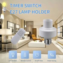 Smart Remote Control Wireless Remote Control Lamp Holder E27 Socket Lamp Bases For Ceiling Chandelier LED Bulb Pendant Lamp With Smart Timer SwitchL2405