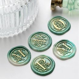 A-Z Retro Sealing Wax Stamp Head Letter Seals Stamp Set Tools Post Decor Wood Stamps Antique Wax Diy Seal Stamp Tool