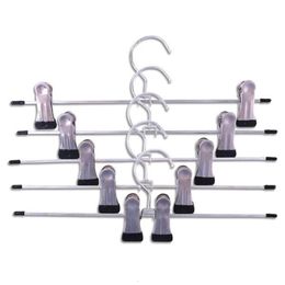 10pcs Coat Hangers Strong Clothes Hanger Drying Rack For Trouser Skirt Pants Non-Slip Stainless Steel Hangers Drying Clothes 240529