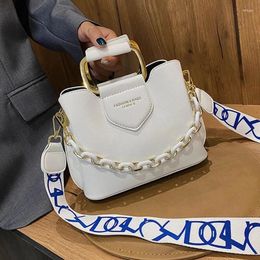 Bag Designer Fashion Chain Shoulder Bags For Women Ladies Handbags PU Leather Crossbody Female Brand Trending Top-Handle
