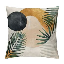 Mid Century Modern Throw Pillows täcker abstrakt boho kudde täcker geometrisk minimalistisk dekorativ kudde för soffan hem byte sovrum