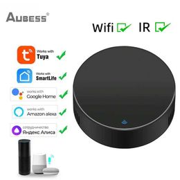 Smart Remote Control 2023 Tuya Wifi IR Universal Remote Control Smart Home For TV DVD AUD AC Air Conditioner Work With Alexa Google Home Yandex AliceL2405