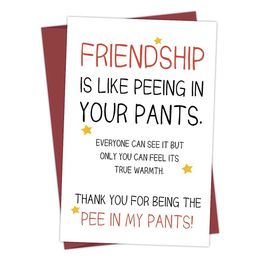 Gift Cards 1pcs Hilarious Funny Birthday Cards To Give To Your Best Friend This Is A Funny Birthday Gift For Him! d240529