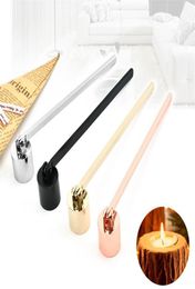 Stainless Steel Candle Killer Snuffer Wick Trimmer Tool Put Out Fire On Bell Easy To Use Candle Cover1511166