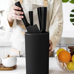 1 Piece Set of Household Plastic Knife Holder Free Insert Knife Holder Scissors Set Tableware Storage Box Kitchen Knife Holder 240529