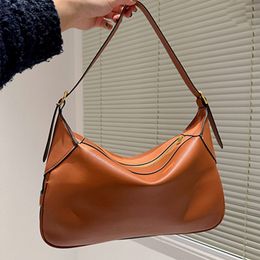 Designer handbag Women's shoulder Bag Fashion Retro tote Bag large totes brown purse hobos clutch party zipper old c plain letter purse 223L
