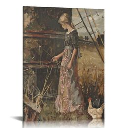 Winslow Homer-Fresh Eggs Canvas Wall Art Poster Decorative Bedroom Modern Home Print Picture Artworks Posters