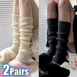 Women Socks Lolita 1/2pair Cuffs Cover Crochet Boot For Leg Winter Arm Warm Stockings Warmers Long Warmer Knitted Foot