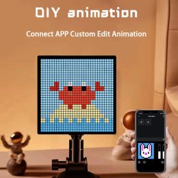 32x32 Smart LED Matrix Pixel Display APP Cellphone Control Programmable DIY Text Animation For Gaming Decoration Advertisemen