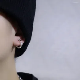 Backs Earrings Trendy Exaggerate Earbone Clip Cool Twist Metal Fashion Jewellery Korean Style Ear Cuff Earring Men