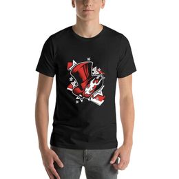 New Persona 5 Royal The Phantom Thieves Logo T-Shirt shirts graphic tees Short sleeve tee Anime t-shirt men clothes