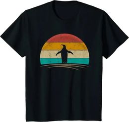 T-shirt maschile Penguin Stampato T-shirt Summer Fashion Men and Women Trend Casual Cento Street Tops