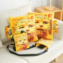 Plush Backpacks 2022 New High Quality Super Hot Westward Travel Leopard Pillow Backpack Soft and Comfortable S2452905