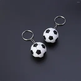 Gift Wrap 2 PCS Creative Key Ring Soccer Ball Keychain Football Keyring Metal Basketball Bags