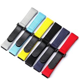 Watch Bands Fiber Nylon Strap Suitable For RM Watches RM50 53 Waterproof 25MM Canvas Men's Bracelet 216N