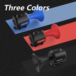 120db Bicycle Electric Horn MTB Bike Bell Cycling Handlebar Speaker Waterproof Scooter Ring Bell Safety Alarm For Bike Accessory