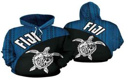 Men Women Fiji Flag Print 3d Hoodies Funny Country Sweatshirt Fashion Hooded Long Sleeve Unisex Sea Turtle Pullover1039008