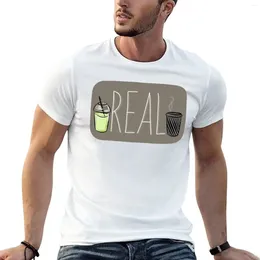 Men's Polos REAL T-Shirt Boys Animal Print Tops Tees Men Clothing