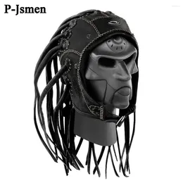 Party Supplies P-Jsmen Halloween Hat Costume Headgear Hip Hop Braids Wig Mask Adult Kids Men Boys Fashion Props Decoration