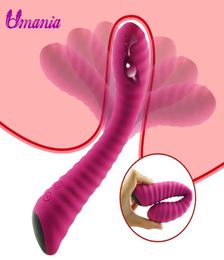 Silicone Sex Toy For Women Lesbian Masturbator Adult Anal Toy Flexible Dildo Vibrator Rechargeable Usb 9 Speeds Adult Products SH13784129