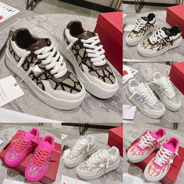 ONE STUD low top sneaker 2024 Women designer FONDANT 3D Rubber Thick Sole Screen Print NAPPA Leather mens sneakers Womens casual shoes 35-45 ab5