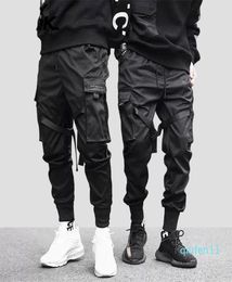 MarchWind Brand Hip Hop Boy Multipocket Elastic Waist Design Harem Pant Men Streetwear Punk Casual Trousers Jogger Male Dancing B2203808