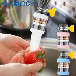 Kitchen Faucets Removable 6-layer Faucet Philtre Extenders Universal Splash-proof Water-saving Device Tap Water Nozzle Washable