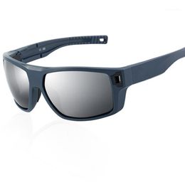 Sonnenbrille Diego Brand Men Vintage Square für Sport Angelreisen polarisierte Farbtöne Oculos UV400 251k