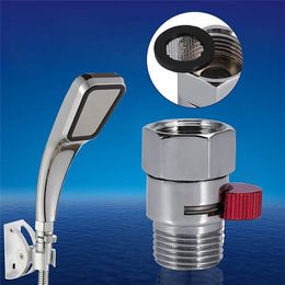 Shower Water Stop Valve Full Brass G1/2" Flow Quick Control Shut-OFF Valve Shower Head Water Saver Toilet Spray Gun