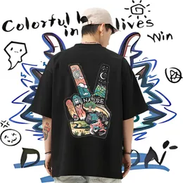 Stylist T shirt Customized Print Men Tops Tees Daily Outfit Breathable Crew Neck Cool Top Tees