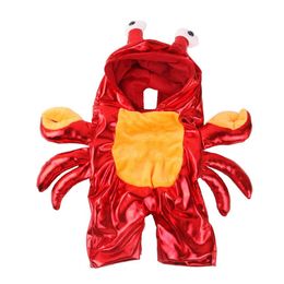 Stylish Washable Funny Crab Cosplay Cat Clothing Photography Prop Super Soft Polyester Pet Cosplay Costume Pet Supplies
