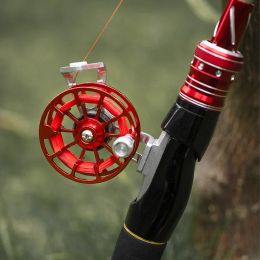 50mm/50g All Metal Fishing Reel Upgrade Base Lightweight Mini Fly Wheel FishTackle For Trout Pike