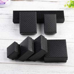 24pcs Jewelry Box for Necklace Earrings Ring Bracelet Box Engagement Christmas Gift Packaging Paper Jewellery Organizer Display 211012 326c