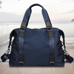 High-quality high-end leather selling men's women's outdoor bag sports leisure travel handbag 2412