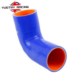 Blue 3-PLY Lenght:102mm 90 Degree Elbow Silicone Hose Intercooler Coupler Reducer Turbo ID(mm):54 55 57 60 63 65 70 73 76 80 90