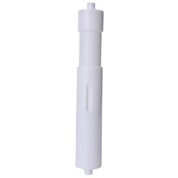 Toilet Paper Holders White Plastic Replacement Roll Holder Roller Insert Spindle Spring 227c