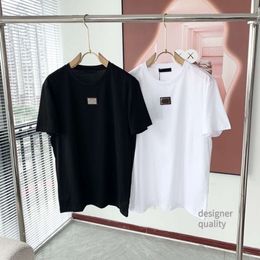Metal Embroidery t Shirt Womens shirt Mens Designer Tshirts Men's Casual Polo 100% Cotton Tee Summer Short Sleeve Tops Plus Size 3xl 4xl 5xl 6xl 7xl