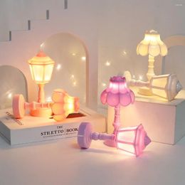 Party Favour European Mini Ornament LED Light Plastic Bedside Night Home Table Decoration Birthday Wedding Favours Gift Supplies