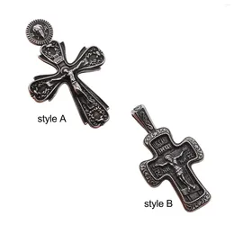 Chains Mens Necklace Trendy Lightweight Cross Pendant For Travel Street Anniversary