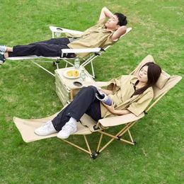 Camp Furniture Outdoor Camping Portable Beach Chair High Back Comfortable Casual Folding Silla Plegable WKOC