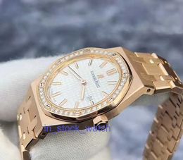 Aeipre Watch Luxury Designer Box 33mm 67651OR ZZ126 Rose Gold Original English Womens Watch