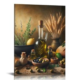 Modern Fresh Fruit On The Table Kitchen Wall Art Painting The Picture Print On Food Pictures Colourful